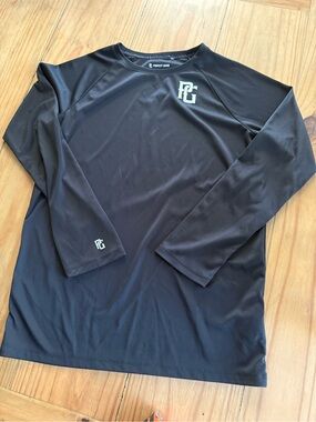 Youth XL Perfect Game Black Long Sleeve Performance Tee